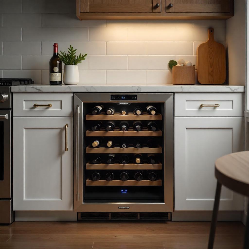 Elite Undercounter Wine Cooler – 46 Bottle Dual Zone