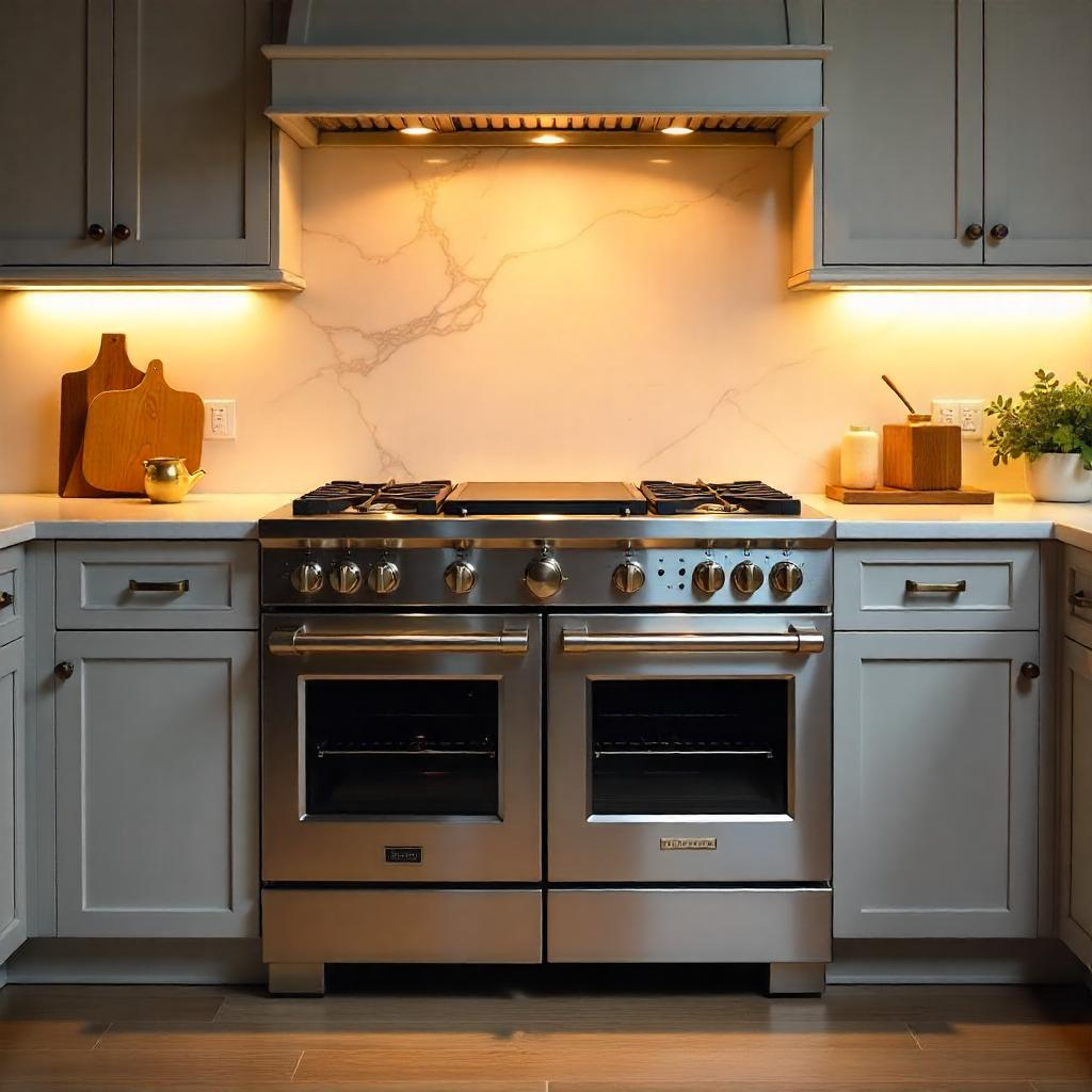 Signature Dual-Fuel Range 48” – 6 Burners + Griddle