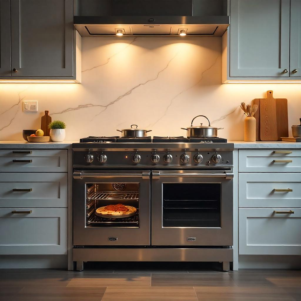 Signature Dual-Fuel Range 48” – 6 Burners + Griddle